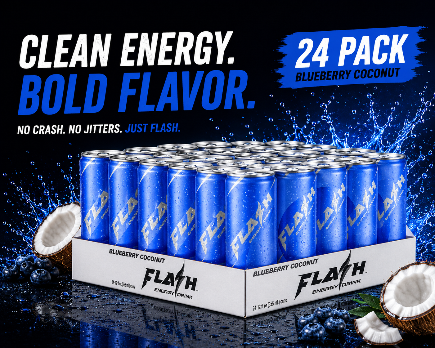 Blueberry Coconut - 24 Pack