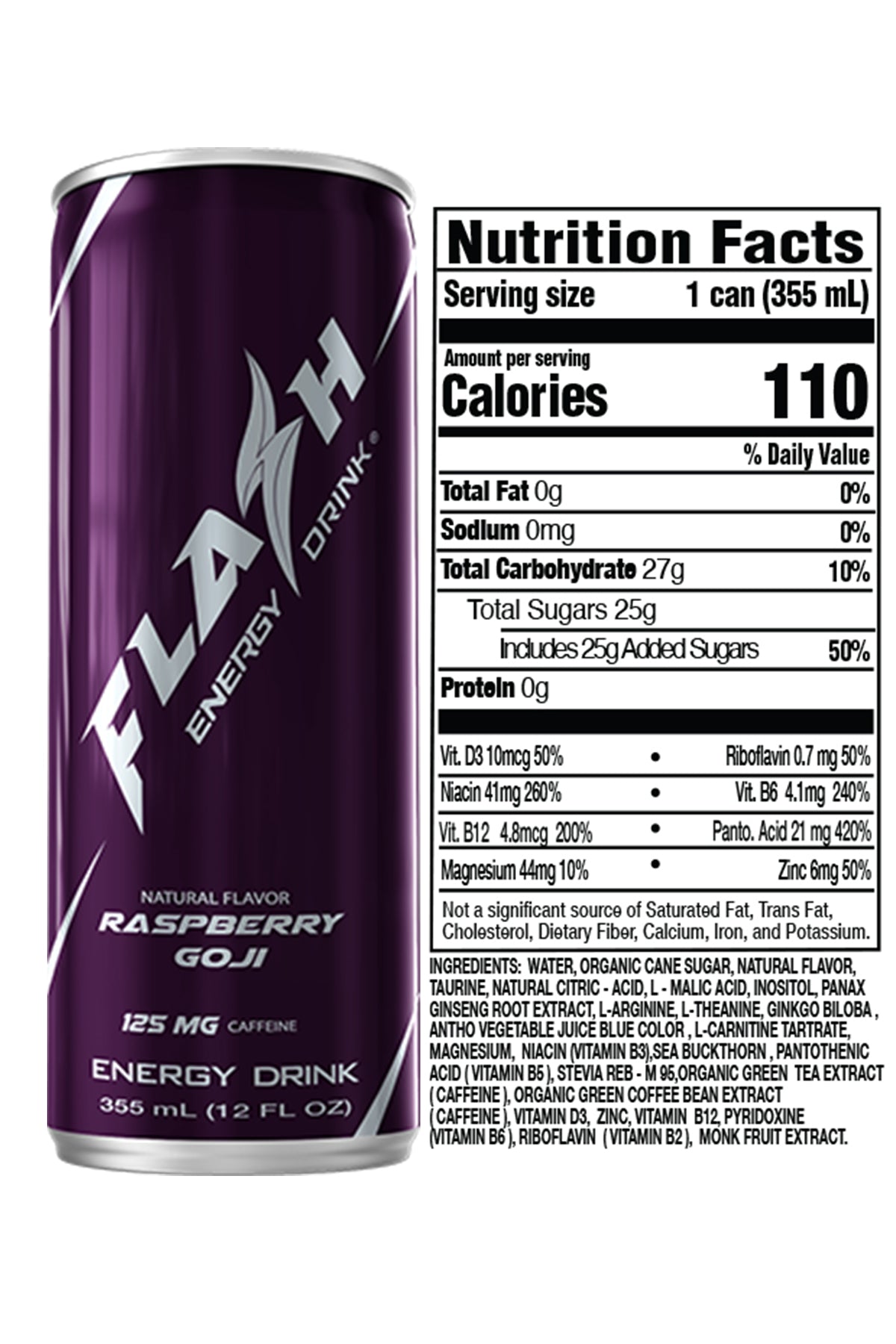 Raspberry Goji - 12 Pack