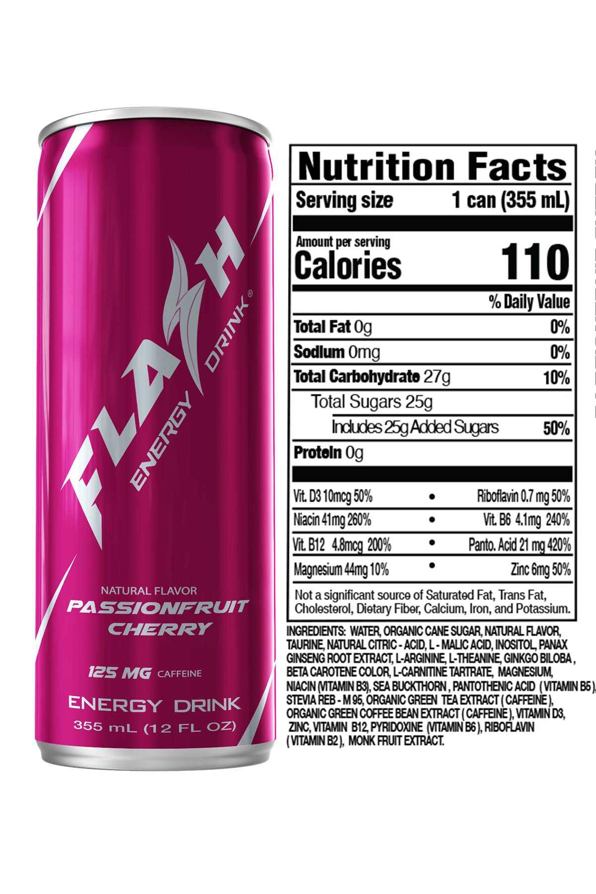 PASSION FRUIT CHERRY 12  x 12OZ